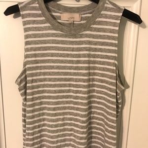 LOFT Striped Tank